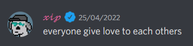 xip giving love